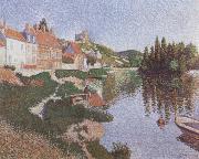 The River Bank Paul Signac